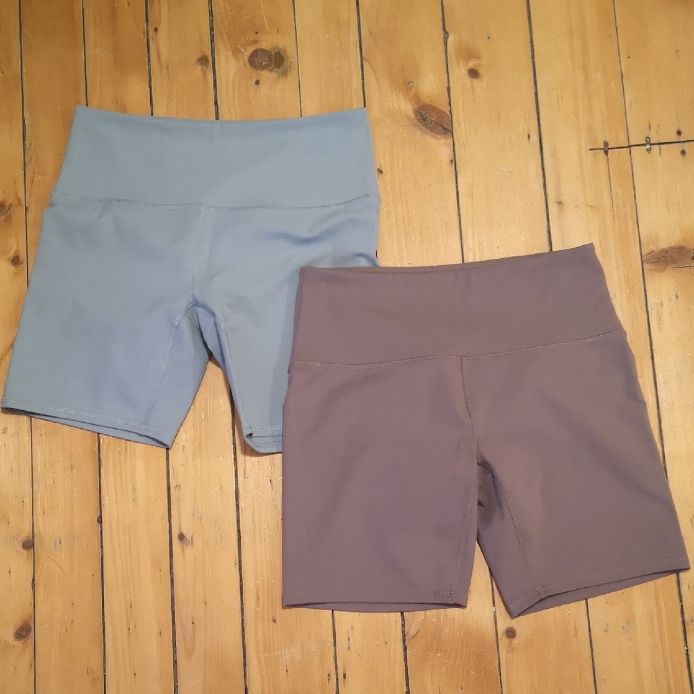 RBX Women's Bike Shorts - Mint and Taupe